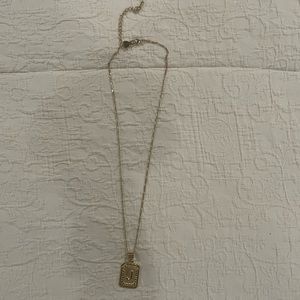 Bracha initial pendant necklace